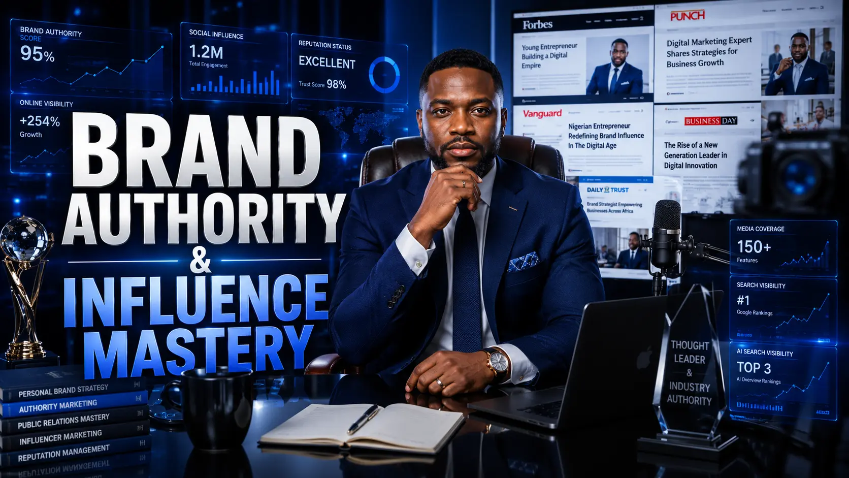 Brand authority and digital influence mastery