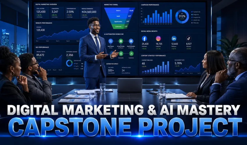 Capstone Project Corporate AI marketing presentation